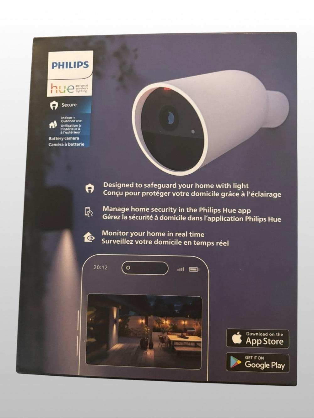 Philips Outdoor Security Camera - White (2-pack) - Picture 3 of 5